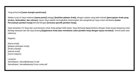 Cara Mengirim Cv Lewat Email Dan Contohnya Atma