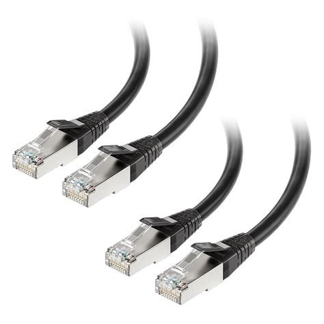 2-Pack 5' Cable Matters 40Gbps Shielded Cat8 Ethernet Cables (Black) $6 + Free Shipping w/ Prime ...