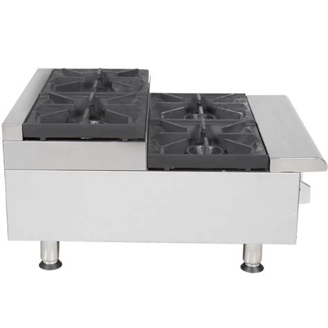 Apw Wyott Hhps Natural Gas Heavy Duty Burner Step Up Countertop Range Hot Plate