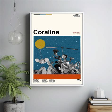 Coraline Cartoon Movie Poster, Coraline Movie, Keith David Film, Class ...