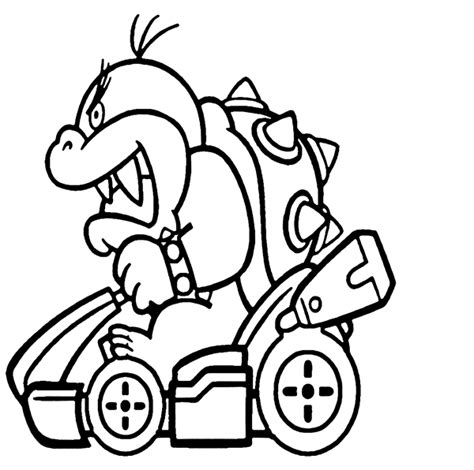 29 Mario Kart Coloring Pages ColoringPagesOnly