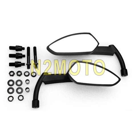 Black Aluminum Motorcycle Rear View Mirror Side Mirror Motorcycle