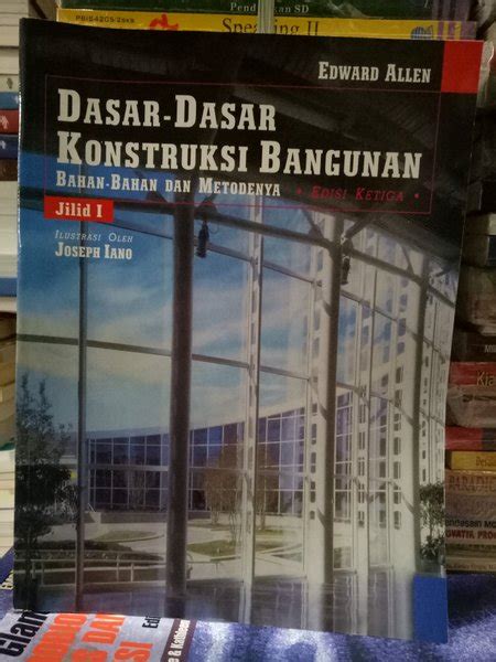 Jual Original Buku Dasar Dasar Konstruksi Bangunan Bahan Bahan Dan