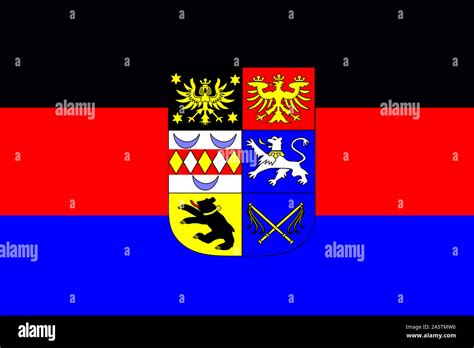 Nationalfahne Flagge Von Ostfriesland Niedersachsen Bundesrepublik