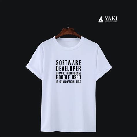 Software Developer Tshirt Yaki