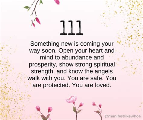 111 Angel Number Meaning For Manifestation | Angel number meanings ...