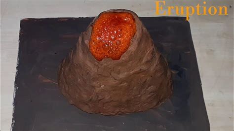 How To Make Working Model Volcano Eruptionvolcano Eruptionkansal