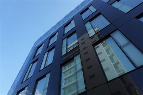 Premium Photo Modern Office Building With Glass Facade