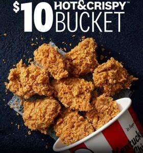 Deal Kfc Hot Crispy Boneless Bucket Northern Rivers Only