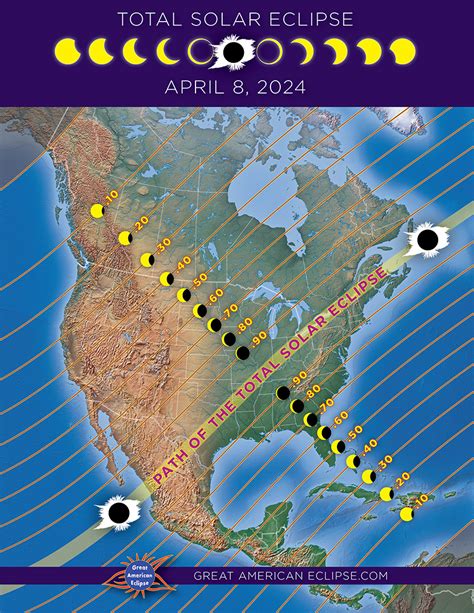 Mapa Del Eclipse Solar 2024 Dónde Ver El Eclipse Del 8 De Abril