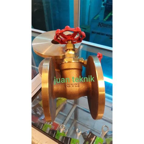 Jual Globe Valve Kitz 1 Kuningan Inch Shopee Indonesia