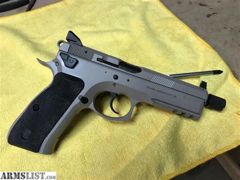 ARMSLIST For Sale Trade CZ 75 SP 01 Tactical Urban Grey Suppressor