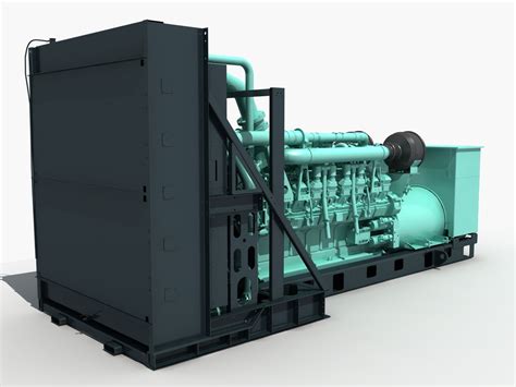 3d Diesel Generator Turbosquid 1227748