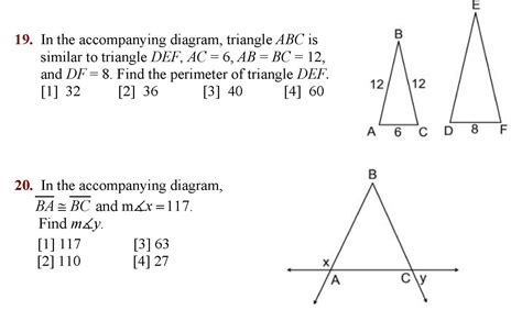 Solved In The Accompanying Diagram Triangle Abc Is Similar Chegg