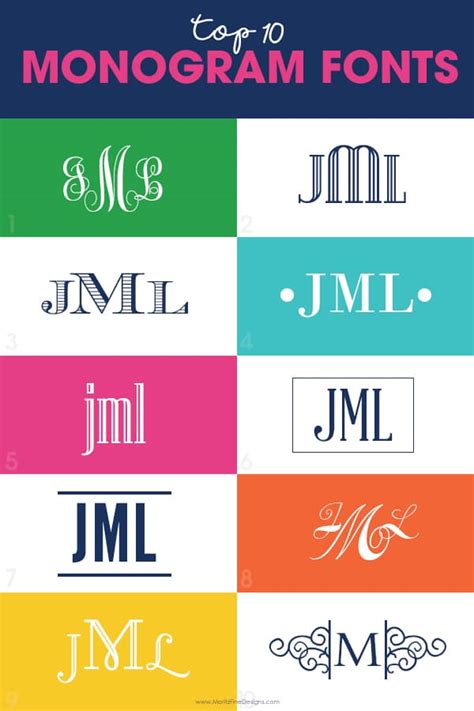 10 Printable Free Monogram Fonts Images Free Printable Monograms Images