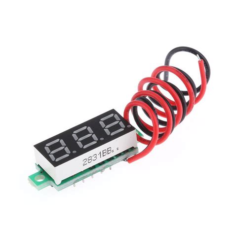 Everpert Mini Voltmeter Digital LED Display DC 2 5 30 V