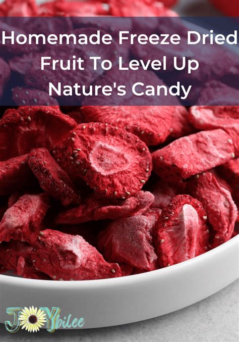 Homemade Freeze Dried Fruit To Level Up Nature's Candy - Joybilee® Farm ...