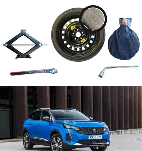 ROUE DE SECOURS Galette 17 PEUGEOT 3008 5008 2016 Present Avec Kit EUR