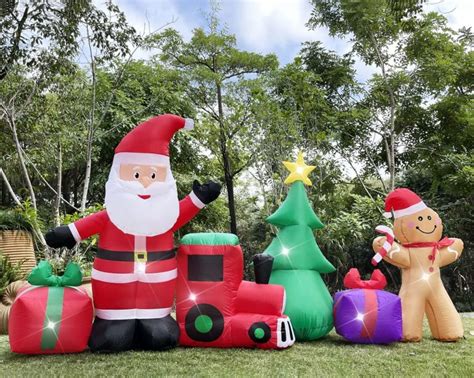 M Santa And Friends Christmas Inflatable Airfigs Inflatables