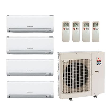 Mitsubishi Btu Seer Zone Mini Split Heat Pump System