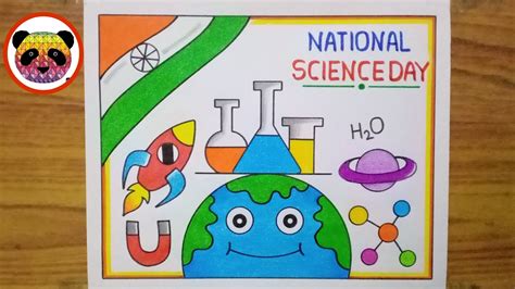 National Science Day Drawing National Science Day Poster Drawing