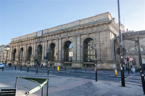 The Newcastle Central Train Station - Mainline Railway in the City of ...