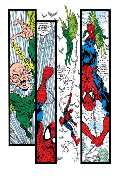 Spidey Vs Vulture The Amazing Spider Man 336 Erik Larsen And Mike