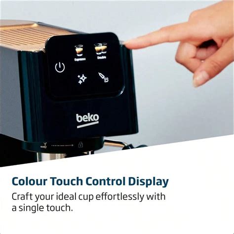 Beko Caffeexpertotm Cep B Manual Espresso Machine Colour Touch