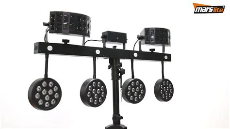 Professional Portable Dj Lights Disco Dj Equipment 4pcs 12x1w Rgbw 4in1 ...