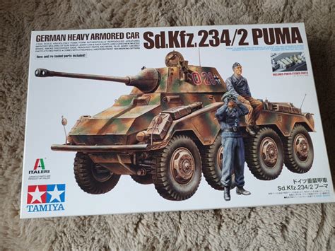 Tamiya Puma German Heavy Armoured Car Sd Kfz Scale Item