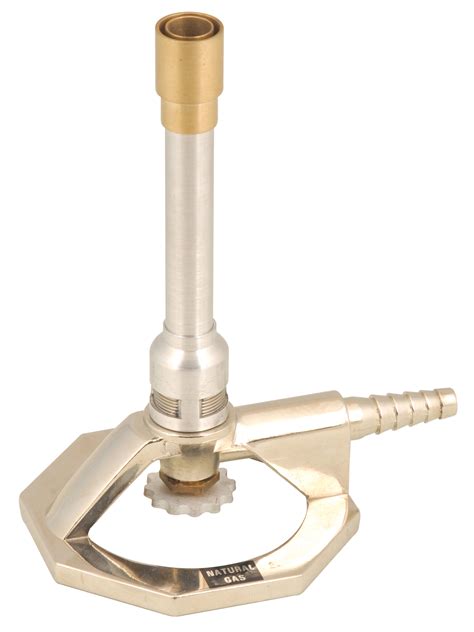 Eisco Labs Natural Gas Bunsen Burner Tirrill With Gas And Air Supply