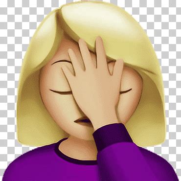 Emojipedia Facepalm Iphone World Emoji Day Emoji Mano Material