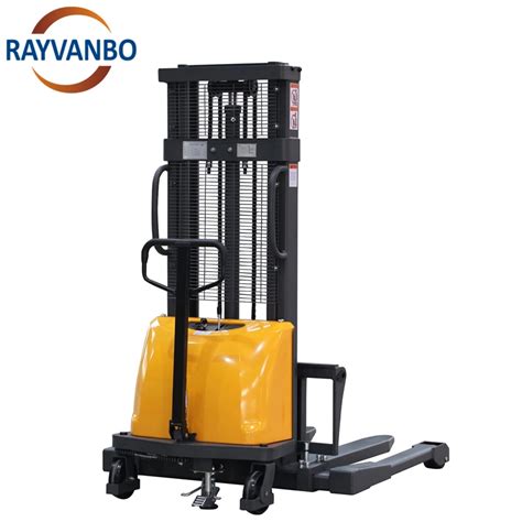 Mini 1 Ton 2 Ton Electric Pallet Stacker Walking Forklift Stacker