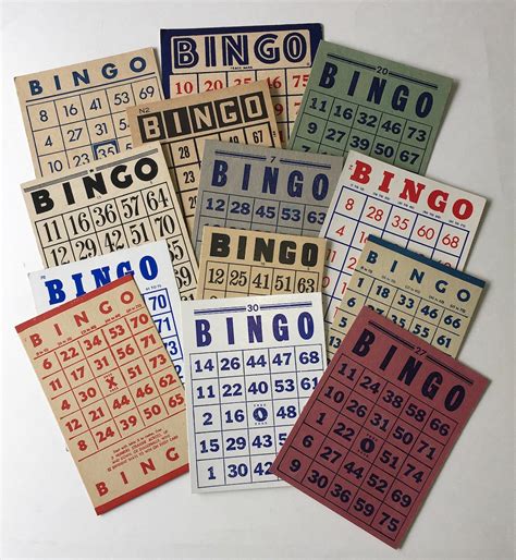 Printable BINGO Cards / INSTANT DOWNLOAD 13 Printable Assorted Bingo ...