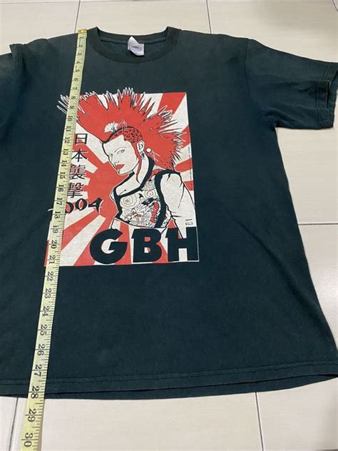 Vintage Vintage Gbh Punk Band Tour Shirt Grailed