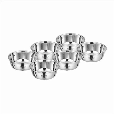 Stainless Steel Vinod Bowl Set Plain At Kg Stainless Steel