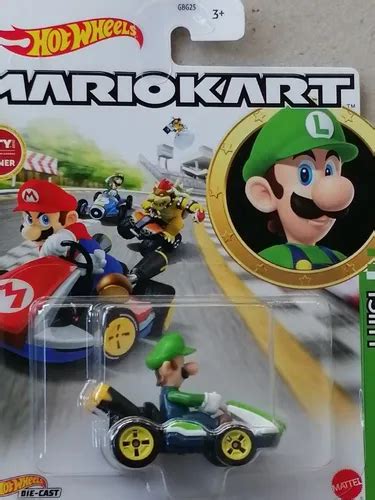 Hot Wheels Mario Kart Luigi Standart Kart Meses sin interés