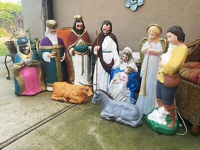 Lighted Outdoor Nativity Scene Plastic - Outdoor Lighting Ideas