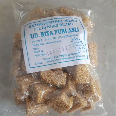 Jual Enting Enting Wijen Geti Khas Blitar Shopee Indonesia