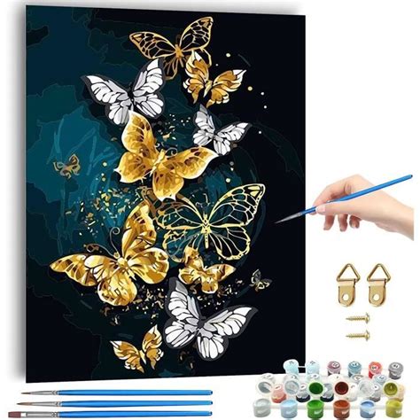 Peinture par Numéros pour Adulte 40x50cm Peine par Nombre Kits DIY