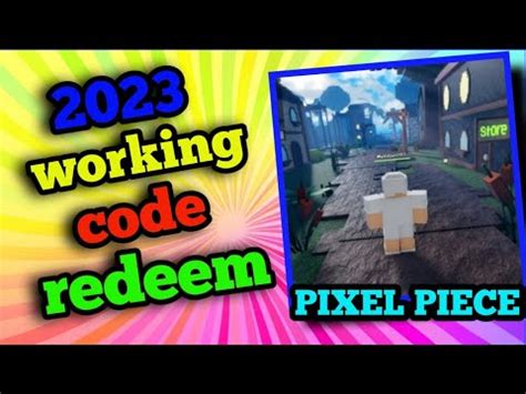 All Secret Pixel Piece Codes 2023 Codes For Pixel Piece 2023