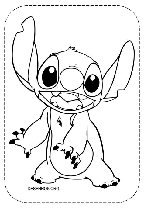 40 Desenhos Do Stitch Para Colorir E Imprimir