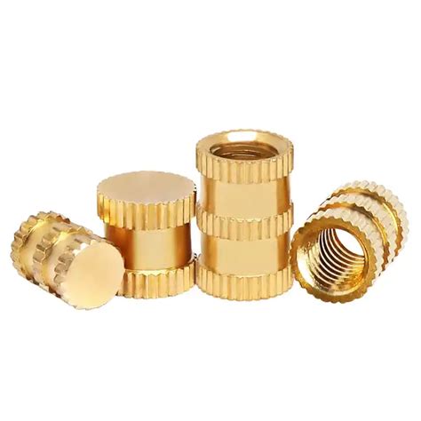 Hot Melt M M M M Heating Molding Copper Double Knurled Injection Brass Knurled Nuts Alibaba
