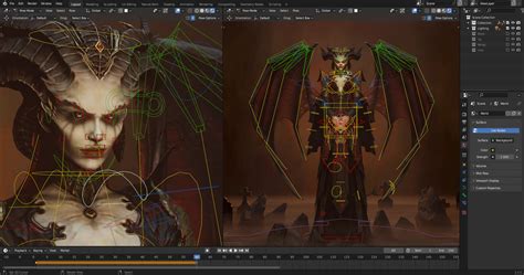 ArtStation - Diablo IV - Lilith Character fan-art project file (*blend ...