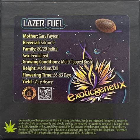 EXOTIC GENETIX CANNABIS SEEDS Page 2 Brotanical Gardens Seed Bank