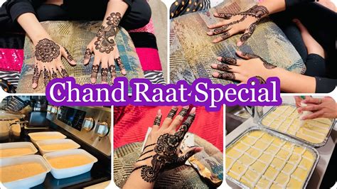 Chand Raat Special Vlog Chand Raat Celebrations In Canada Mehandi