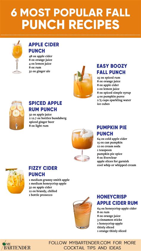 Fall Punch Recipes Discover The Perfect Flavors Of Autumn