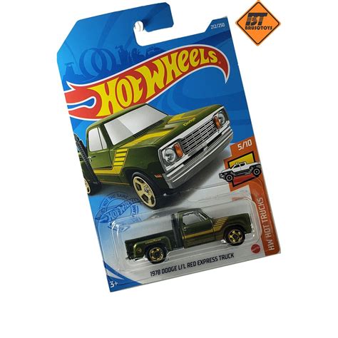 Hot Wheels Dodge Lil Red Express Truck Shopee Brasil