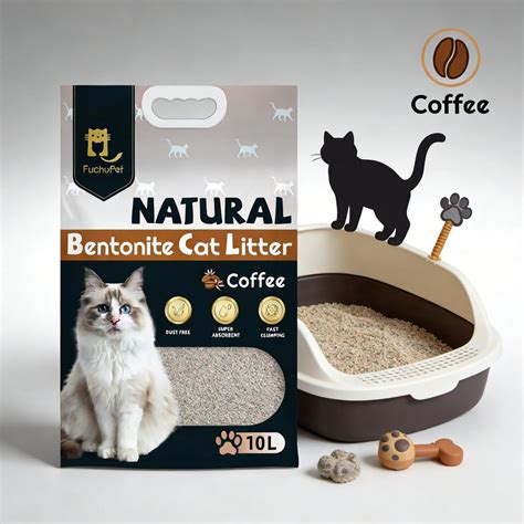 Natural Bentonite Cat Litter Sand 10l Available In Lavender Coffee Eco