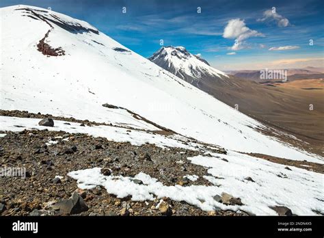 Lascar Volcano In Atacama Desert Dramatic Volcanic Landscape At Sunset